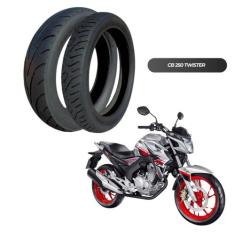 Kit 2 Pneus 140/70-17 + 100/80-17 CB 500 Fazer 250 Ninja 250 CBR 250 T