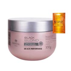 Máscara Matizadora Black Blond Cabelos Loiros Amakha Paris