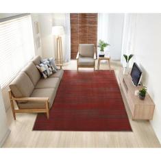 Tapete para Sala School Risca Vermelho 1,50x2,00 São Carlos - Tapetes 