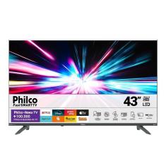 TV 43 Philco Smart LED Roku PTV43VA4REGB Preto Bivolt
