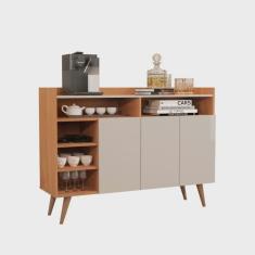 Buffet Celta Nature/Off White – Germai Móveis