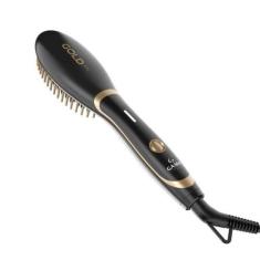 Escova Alisadora Gama Gold Ion Mini Preto Bivolt, BIVOLT, PRETO