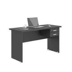 Mesa De Computador Com Gaveteiro 1200 Polish Preto Onix