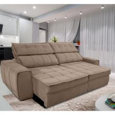 Sofa Gralha Azul America 3 Lugares Bege