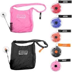 Bolsa Sacola Eco De Compra Retrátil Dobrável Rolo