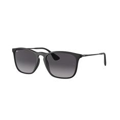 Óculos de Sol Ray-Ban Chris 0RB4187L 622/8G Tam 54 / Preto - Lentes Cinza Gradiente
