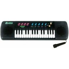 Teclado Infantil Piano Musical Karaoke Microfone Crianças - Makeda