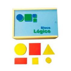 Brinquedos Educativos Bloco Lógico 48 Peças - SONHO DE CRIANÇA