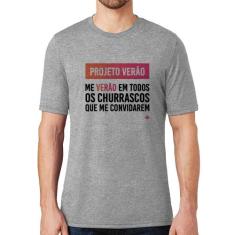 Camiseta Projeto Verão - Foca na Moda, Cinza, GG