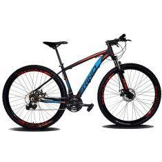 BICICLETA ARO 29 RINO EVEREST COLOR - 24V CAMBIOS SHIMANO - SUSPENSÃO COM TRAVA-Unissex