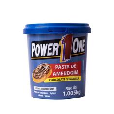Pasta Amendoim Sabor Chocolate Com Avelã 1,005Kg - Power1one