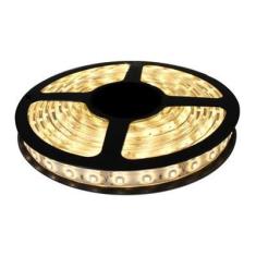 Fita LED 5050 BRANCO QUENTE Rolo 5m com fonte 12V 5A