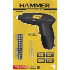 Parafusadeira A Bateria Bivolt 180 Rpm Pf36 Azul Hammer