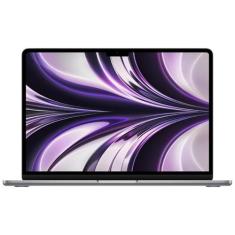 Notebook Apple MacBook Air 13" M2 (CPU de 8 núcleos e GPU de 10 núcleos, 8GB RAM , 512 GB SSD) - Cinza Espacial