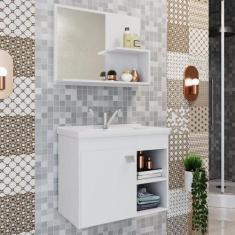 Gabinete Suspenso com Cuba e Espelheira Bia - MGM Móveis