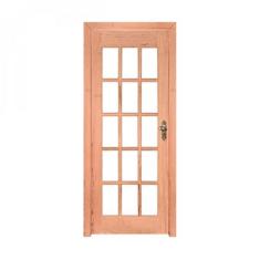 Kit Porta de Madeira Esquerda 213cmx74,5cmx12cm PE15 Esel