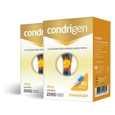 Kit 2 Condrigen Colágeno Tipo 2 Maxinutri 30 Cápsulas