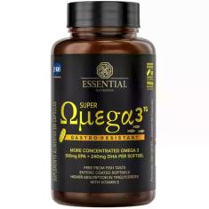 Super Ômega 3 TG Gastro-Resistant 1g Essential Nutrition 90 Cápsulas