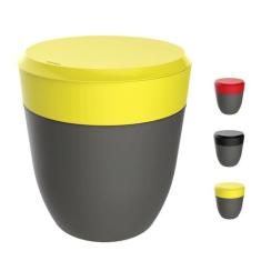 Lixeira 2,5 Litros Redonda Cesto Lixo Bancada Cozinha Escritório Banhe