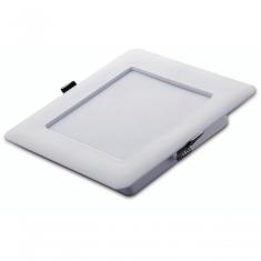 Plafon Led Tramontina Quadrado De Embutir Slim 1500 Lm 18 W Bivolt 3000 K Luz Amarela