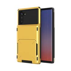 SORAKA Capa para Samsung Galaxy Note10 Plus com porta-cartões Capa para carteira Samsung Galaxy Note10 Plus 5G Capa PC TPU 2 em 1 de camada dupla Capa à prova de choque com capacidade para 5 cartões