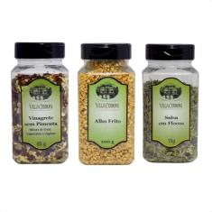 Vinagrete Sem Pimenta, Alho Frito e Salsa em Flocos - Villa Cerroni