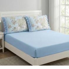 Jogo de Cama Lençol King Size 3 Peças Percal 180 Fios 100% Algodão Bab