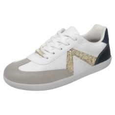 Tênis Feminino Casual Conforto Camurça Moderno Vizzano-Feminino