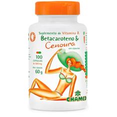 Chamel Betacaroteno 500 Mg Natural 60 G 100 Cápsulas