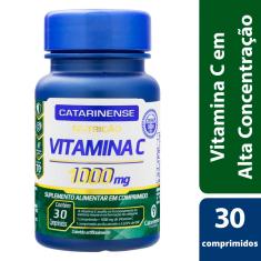 Vitamina C Catarinense 1000mg Nutrição com 30 Comprimidos 30 Comprimidos