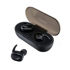Fone Intra C3TECH EP-TWS-50BK - Preto Bluetooth 5.0 Tecnologia True Wireless Stereo Intra-Auricular In-Ear com microfone integrado omnidirecional, funcao Handsfree, Pequeno