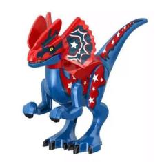 Boneco Blocos De Montar Dinossauro Allosauros