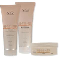Kit K.Pro Regenér - Shampoo, Condicionador E Máscara