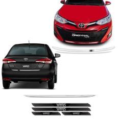 Kit Acessórios Yaris Sedan 18/19 Frisos + Soleira Protetora - SPORTINO