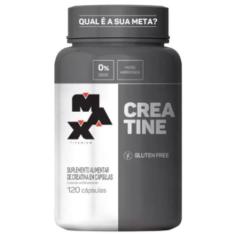 Creatina Monohidratada 100% Pure em Cápsulas (120 Caps) Max Titanium, 