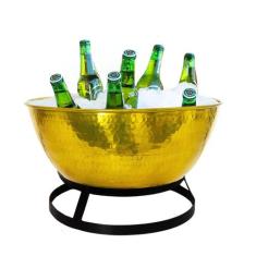 Champanheira de Mesa 12 Litros Dourada - IMPÉRIO DO COBRE