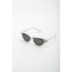 Óculos Anos  60  Retro  Estilo - Festas e Fantasias, Branco