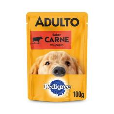 Ração Úmida Pedigree Sachê Carne ao Molho para Cães Adultos 100 g
