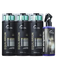 Kit TRUSS Equilibrium & Uso Obrigatório Blond Combo (4 Produtos)