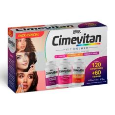Kit Cimevitan A-Z Mulher + Cabelos E Unhas + Colágeno 120 cápsulas + 6