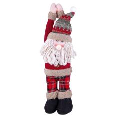Boneco De Natal Decorativo Para Pendurar Em Poliéster 52cm Papai Noel