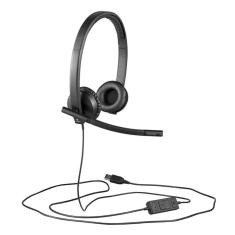 Fone Com Microfone Usb Logitech H570e Stereo 981 000574