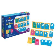 Quebra-cabeça De Encaixe Aprendendo Braille Xalingo