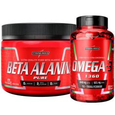 Beta Alanina 123g + Omega 3 60 Caps Integralmedica