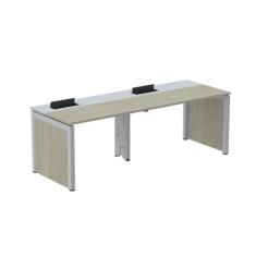 Escrivaninha Mesa Escritório Corporativa para 2 Pessoas 130x79,2cm Psc