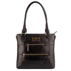 Bolsa de ombro em couro Alícia-Feminino