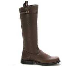 Bota Capiau Campeira Gaucha Cano Duro Anatomic Confort Gel Flex Café -