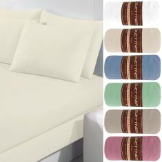 Lençol Solteiro Avulso de Malha 100% Algodão com Elástico Buettner - Emcompre