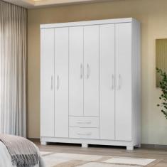 Guarda-Roupa Casal 6 Portas 2 Gavetas Itapema - Incorplac