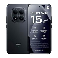 Smartphone Xiaomi Redmi Note 15 Pro+ 5G 256GB 8GB RAM Global e Desbloqueado Preto